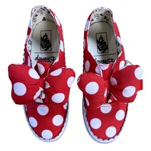 RARE Disney x Vans Authentic Gore Skate Shoe Minnie Mouse Bow Women SZ 10 New